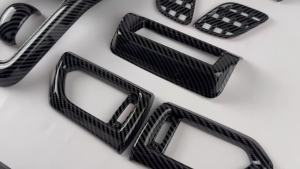 For Suzuki SWIFT 2017 2018 2019 2020 2021 2022 2023 2024 2025 ABS Kit Carbon Fiber Pattern Sticker Accessories