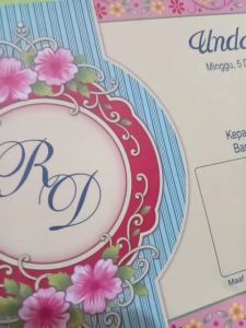 print UNDANGAN NIKAH ERBA 88202 (isi 50 lembar) PERNIKAHAN SUNAT SUNATAN KHITAN KHITANAN FREE PLASTIK FOTO DESIGN