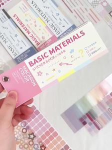 Mr.paper | Mr.Paper Bộ 30 Thẻ Màu Sắc Tối Giản Ins Basic Journal Die-Cut Stickers Dành Cho Bút Đánh Dấu & Trang Trí Sách Không Có Thiết Kế Lặp Lại