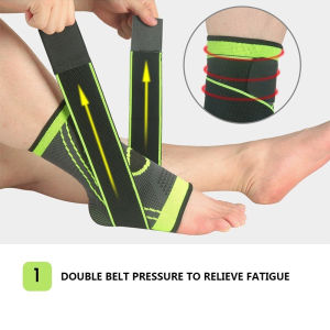 Sports Ankle Protection Elastic Nylon Breathable Fixed Ankle Protector for Basketball Football Run Exercise