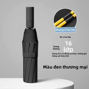 DIHUANTUO | Ô Dùng Đôi cho Nắng và Mưa Dày Kích Thước Lớn