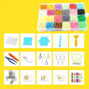Childrens DIY Art Kit Girls Craft Toys Beads