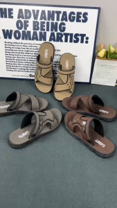 sandals 2025 Summer Non-slip and waterproof Breathable and comfortable Flat bottom Adjustable Straps for Wide Feet rubber shoes for men