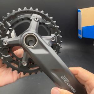 Shimano จานหน้า MTB Deore แบบจาน 2 ใบ 11 Speed รหัส FC-M5100-2