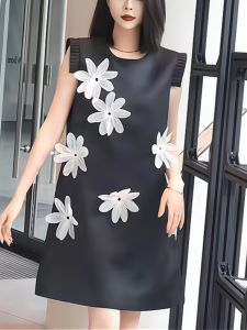 3D Floral Elegant Sophisticated Sundress