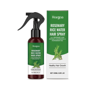 hoegoa | Rosemary Rice Water Spray Deeply Nourishes Dry Frizzy Hair and Hydrates for Incredibly Silky Smooth Vibrant Healthy-Looking Ha