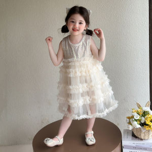 Váy Công Chúa Mùa Hè Cho Bé Gái Váy Lưới Xếp Nếp Áo Vest Trẻ Em Váy Cho Bé Gái Váy Cho Bé Gái Từ 1-14 Tuổi Váy Cho Bé Gái Từ 2-14 Tuổi