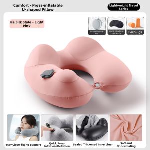 Guhang | Inflatable Travel Neck Pillow Portable for Cars Planes Trains