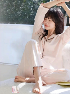 MIDULI | Cotton Maternity Nightwear For Nursing Light Thin Pregnancy Sleepwear