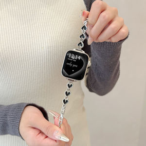 Huawei Fit4 Smart Watch Band Womens Sporty Chain Style Replacement Strap Fashionable Alloy Material Compatible with Fit3 Fit2 Fit1