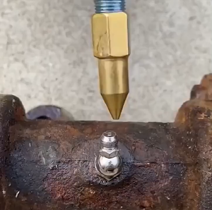 หัวอัดจารบีแบบบีบล๊อค ปืนอัดจารบีชนิดโซ่แรงดันสูง หัวฉีดจาระบีสำหรับรถยนต์ กระบอกอัดจารบี ที่อัดจาระบี หัวอัดจารบีแรงดันสูง NPT I/8 10000PSI