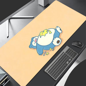 Gaming Mouse Pads Big Gamer Keyboard Desk Mouse Mat Carpet Rubber Tapis Souris XXL Laptop P-pokemons Snorlax Mousepad