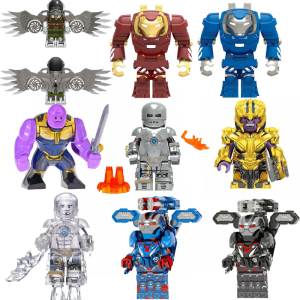 Hot-Selling Children Anime Figure Hero Building Blocks Kid Gift Assembling Toy Model Mini Movies Characters Figurine Bricks