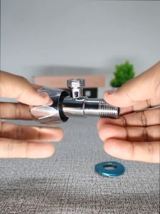 Kran Kamar Mandi Stainless 1/2 Inch JS-22 Kran Single Keran Air Kepala Mahkota