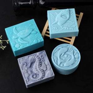 Multi Animal Silicone Soap Mold DIY Sea Turtle Shark Animal Candle Resin Making Tools Chocolate Mold Home Decor Gifts