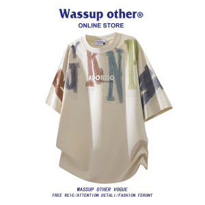 Stylish Loose Large Size Trendy Leisure Simple Versatile Mens Short Sleeve T-Shirt