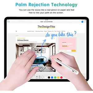 MD ﻿Stylus Pencil for iPad 8th & 9th & 10th Generation Active Pen with Palm Rejection Compatible with 2018-2022 Apple iPad 10th 9th 8th Gen/iPad Pro 11 & 12.9 inches/iPad Air 5th Gen/ipad mini6