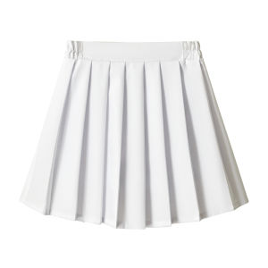 Childrens Pleated Skirt Semi-Body Red Black Primary School Student Uniform Skirt Performance White Mini Skirt Polyester Material