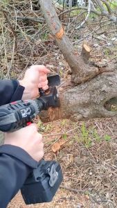 Adaptor Bor Chainsaw 6" Inch Converter Mesin Gergaji Drill Chain Saw Potong Kayu HX46