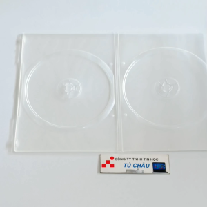 Hộp đựng đĩa CD DVD nhựa trắng / Hộp đựng 2 đĩa