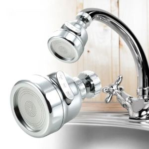 360 Degree Swivel 3 Modes Anti-Splash Water Saving Faucet Sprayer Aerator / Sink Faucet Filter Nozzle / Kitchen Universal Tap Head Attachment / Bathroom Faucet Purifier