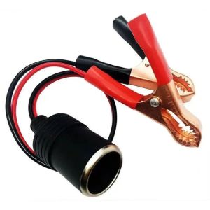 12V 24V 220W Cigarette Lighter Female Socket Car High Power Pure Copper Battery with Clip Car Socket Plug