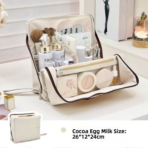 NIGESI | Portable Large Capacity Standing Cosmetic Bag for Travel