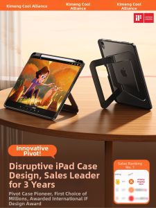 KUMENG | Shatterproof Full Cover Case with Pen Slot Matte Finish