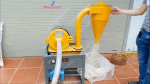 Máy nghiền ngô lúa  đậu tự hút  thành bột  tiện lợi sử dụng điện 220V