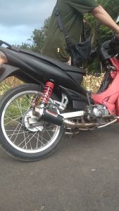 Knalpot Motor Supra Jupe Vega Z1 Kharisma Road Race Kompetisi original by LOVINNA