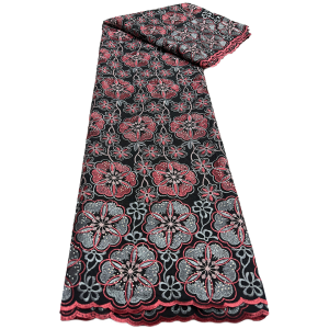 แฟชั่นไนจีเรียผ้าลูกไม้ผ้าหิน 2025 คุณภาพสูงแอฟริกัน Swiss Voile ลูกไม้ผ้าสําหรับเย็บผู้หญิง Party Dresses