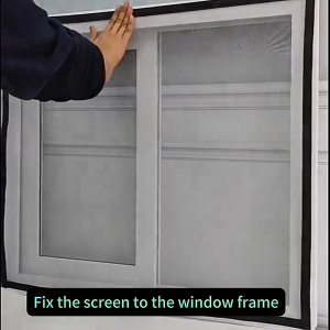 [Ship in 24h]Window Screen Self-adhesive Mosquito Screen Window Net Screen Detachable With Magic Tape Hot Sale