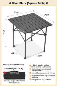 The Primitive | Portable Camping Table and Chair