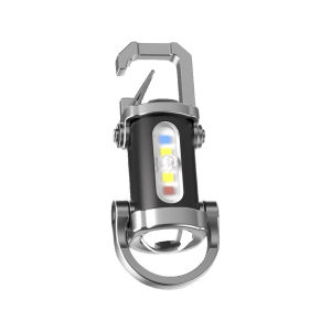LED Headlamps for Camping Hiking COB Keychain Flashlight with 7 Gear Brightness Adjustable Emergency Light