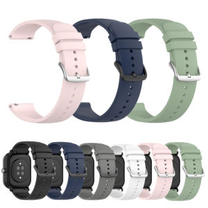 20mm 22mm Watch Strap For Samsung Galaxy Watch 7/6/5/4/5pro 45mm Gear S2 S3 Smartwatch Silicone Wristband For Amazfit GTS 2-3-4