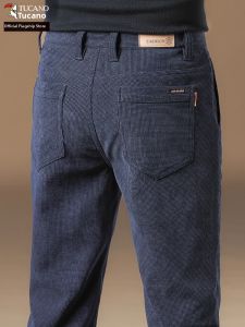 TUCANO | Corduroy Mens Loose Stretch Casual Trousers