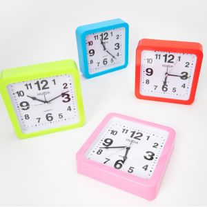 MONLEYTA | Modern Minimalist Desktop Clock Creative Gift Living Room Decor Digital Alarm Clock ABS Material Battery Powered