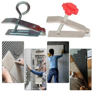 Tile Locator Tile Height Regulator Leveling Device 10-55mm Adjustable for Wall Ceramic Brick Fine Thread Rising