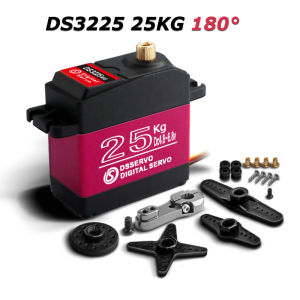 High Speed Servo 20KG/25KG/30KG/35KG/40KG 180/270° Metal Gear Digital Servo for 1/8 1/10 RC Car Model Baja Crawler Buggy Robot