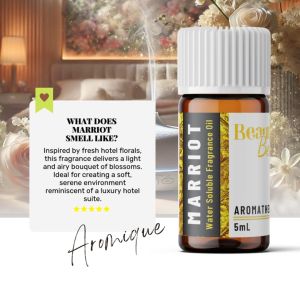 MARRIOT Luxury Water-Based Fragrance Oil for Inviting Home Diffuser & Humidifier 5mL - Aromique