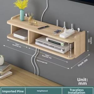 Wall Mounted Shelf Storage Organizer