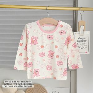 Autumn-Suitable Cotton T-Shirt For Babies