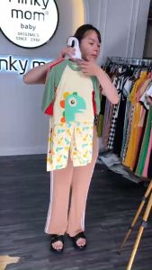 Bộ dài tay thun lạnh Minky Mom cho bé 7-28 kg TD-IN43