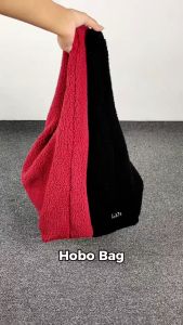 Tas Bahu Hobo - Shoulder Bag Sherpa - Tas Pundak Kuliah - Hazesac Hobo