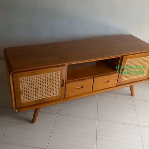 Meja TV Jati Harga Terlaris & Rak TV Minimalis Jati Termurah