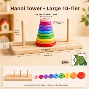 YUGUANG | Educational Thinking Training Tower Toy Large