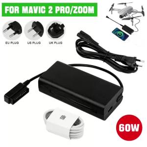 Bộ Sạc Pin DJI Mavic 2 Pro/Zoom Kèm Cáp Nguồn AC Phụ Kiện Sửa Chữa Tương Thích Cho Dòng DJI Mavic 2 Phụ Kiện Di Động