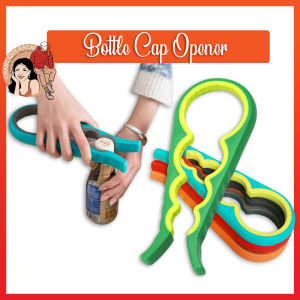 L&L Kitchen Bottle Cap Opener Jar Lids Tools Anti Slip 4 In 1 Manual Twister Screw Spinner Pembuka Penutup Botol Tidak Licin 4 Saiz
