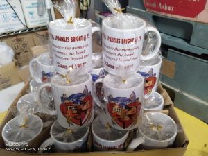 12pcs Souviner mugs ( free layout ) Costumize Print