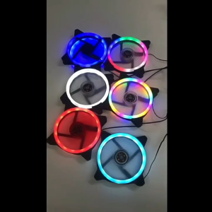 SEA IQANGEL พัดลมระบายความร้อน CPU 12025 โฮสต์คอมพิวเตอร์เดสก์ท็อปปิดเสียง ARGB ปริซึมระบายความร้อนแชสซีพัดลม PWM